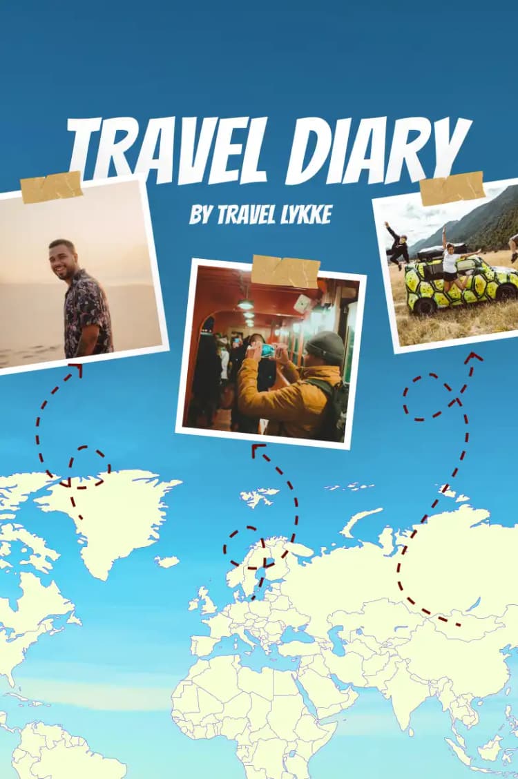 Travel Diary Background Mobile